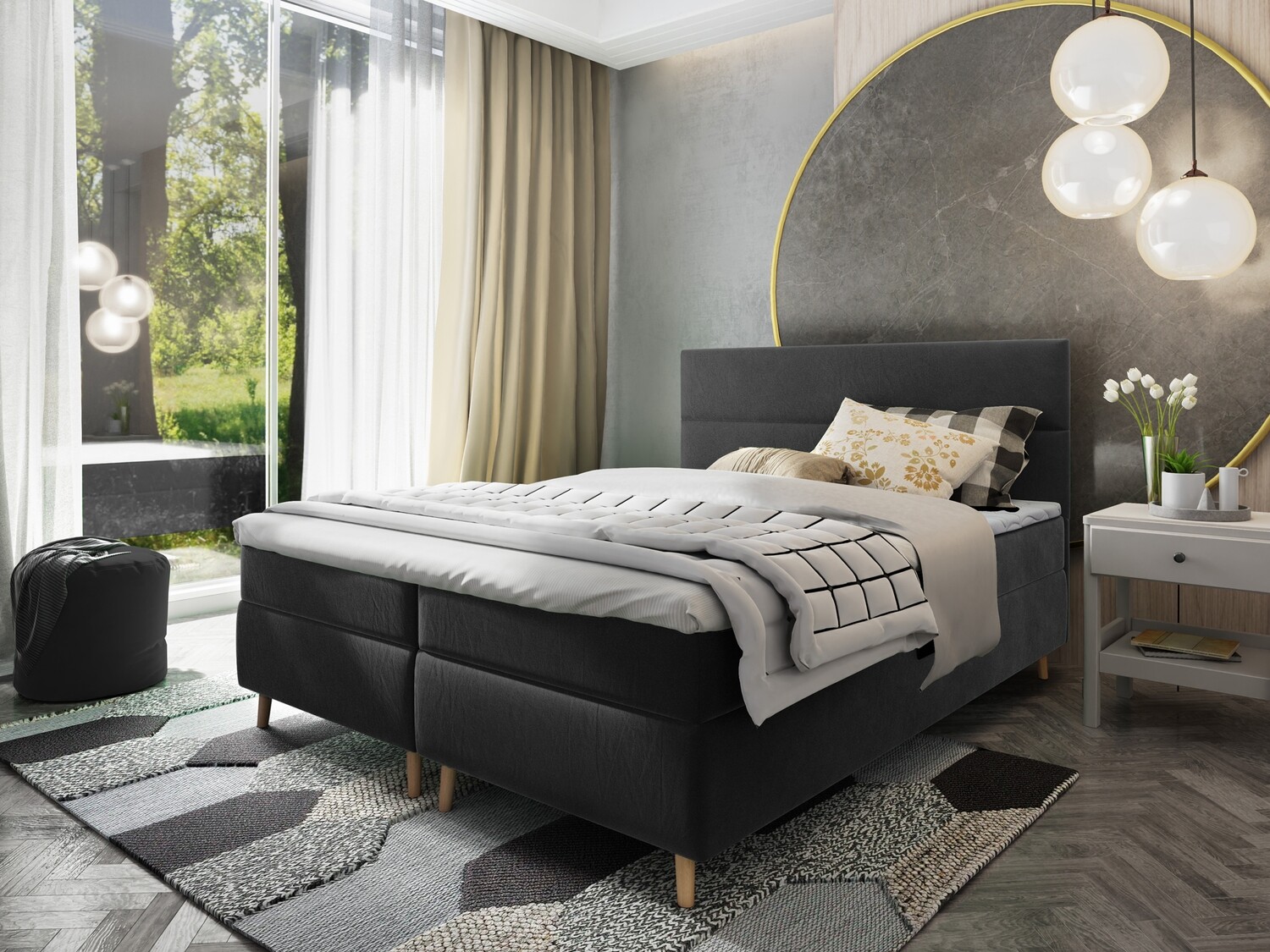 Quid Spring Box Bed K34