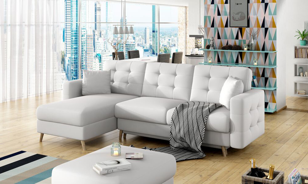 Avero Corner Sofa bed with Storage SO17, Corner Side Facing Sofa: Left Corner