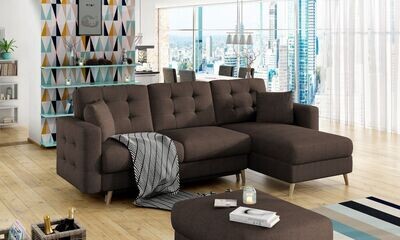 Avero Corner Sofa bed with Storage S16
