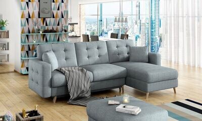 Avero Corner Sofa bed with Storage S72