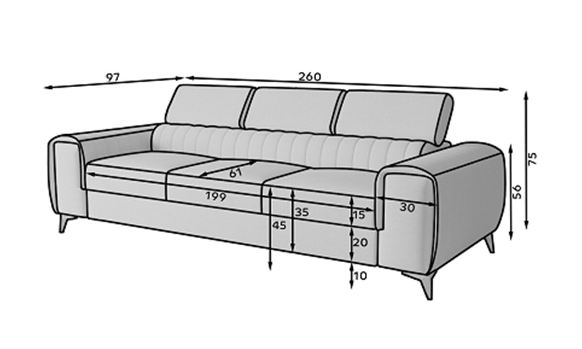 English Classic 3 + 1 Seater Sofa Set N04