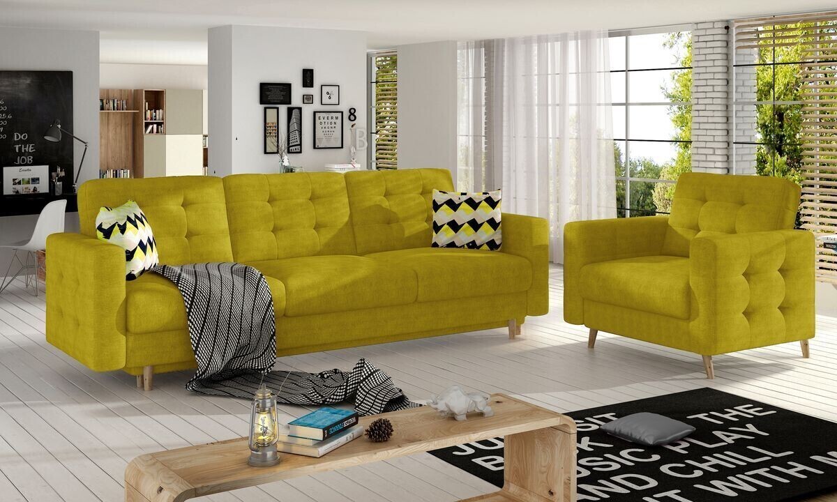Avero 3 + 1 Seater K11 Sofa bed Set, Select: 3 + 1 Seater Set