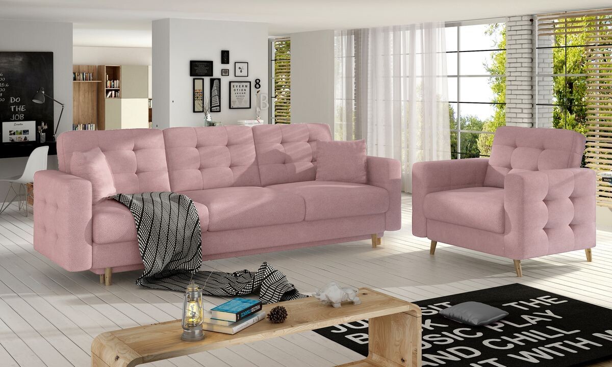 Avero 3 + 1 Seater SR61 Sofa bed Set, Select: 3 + 1 Seater Set