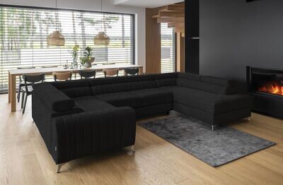 English Classic U shaped sofa bed with storage S14