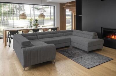 English Classic U shaped sofa bed with storage S05