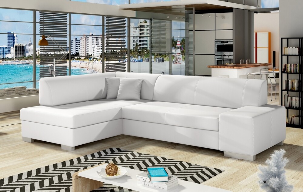 CozyCushion Sofa Bed with Storage S17, Corner Side Facing Sofa: Left Corner