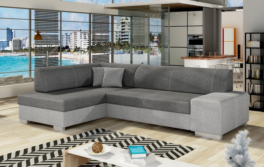 CozyCushion Sofa Bed with Storage S05/S21, Corner Side Facing Sofa: Left Corner