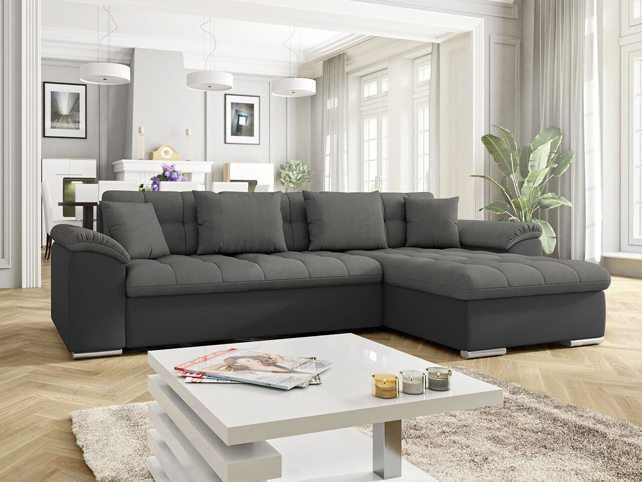 Derby Corner Sofa Bed With Storage i96/S20