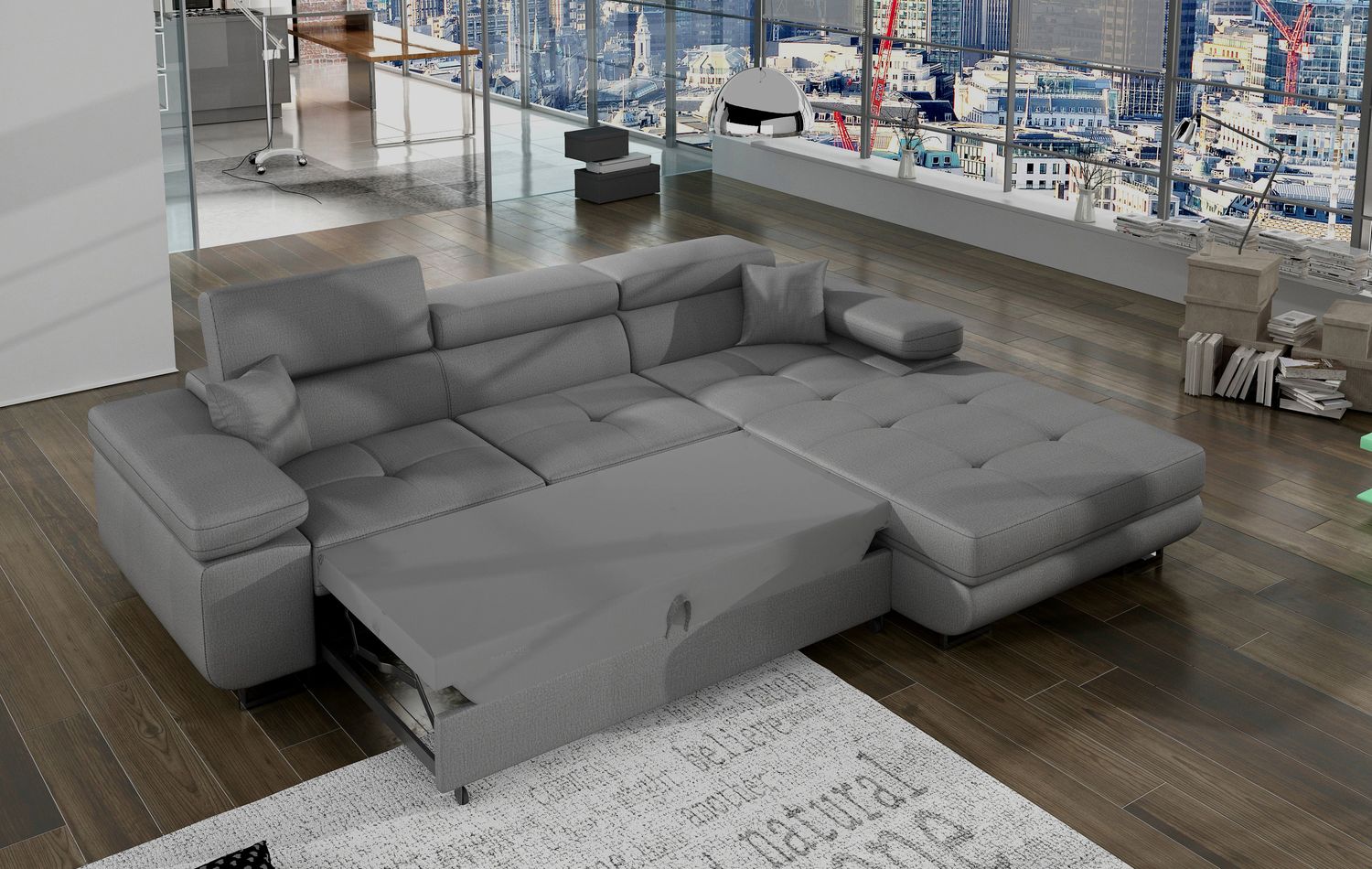 CornerChill Sofa bed with Storage