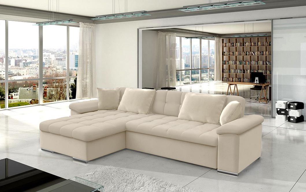 Derby Corner Sofa Bed With Storage M04, Corner Side Facing Sofa: Left Corner