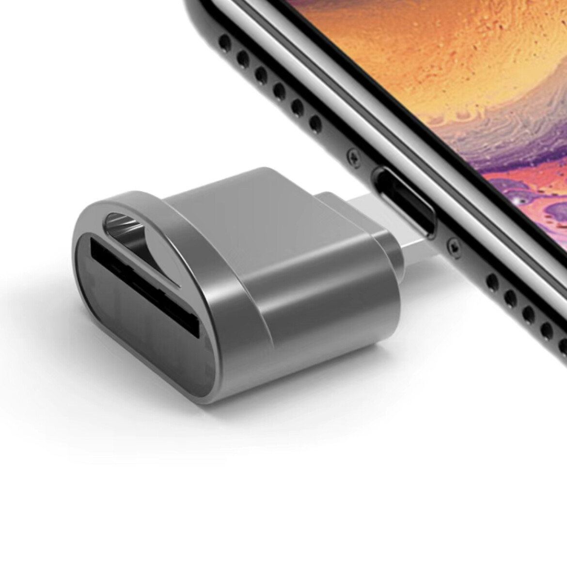 Almost Gone! 🔥🎁 iPhone Compatible Micro SD Card Reader /Converter For IPhone 14/13/12/Pro/11/X/XR/Max/8 Support IOS 13 And ExFAT &amp; FAT32