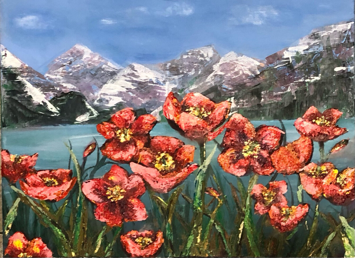 Impasto poppy’s Original Artwork
