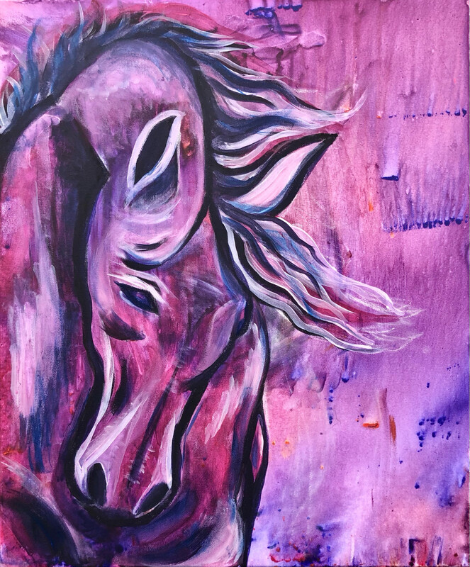 Original Acrylic Action Art