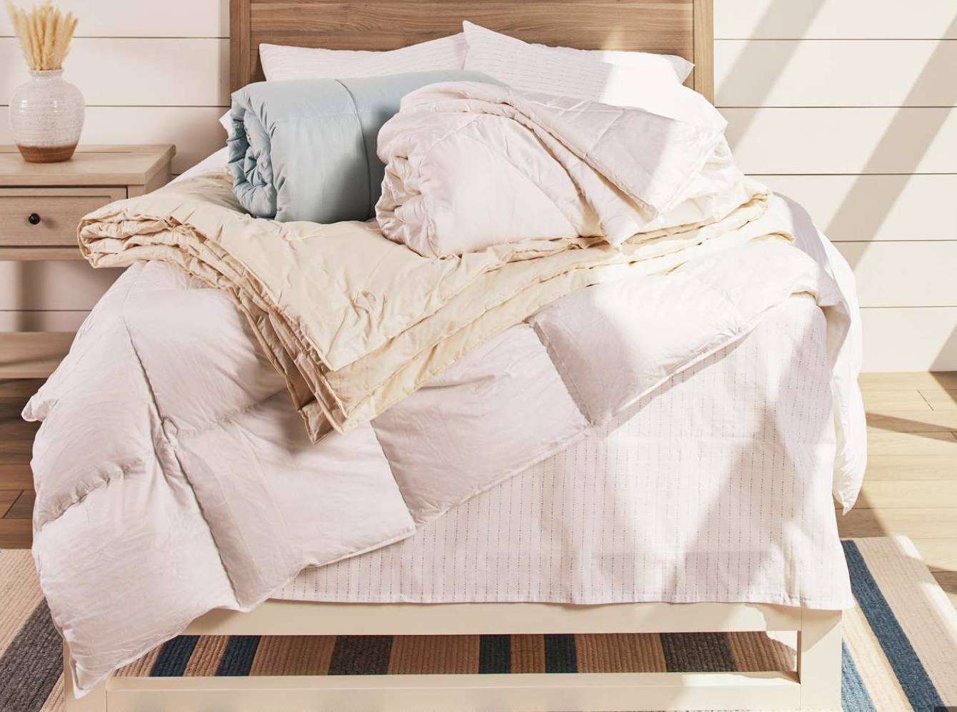 Comforters ($57 each) and/or Blankets ($37 each).