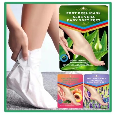 Exfoliating foot peeling srub