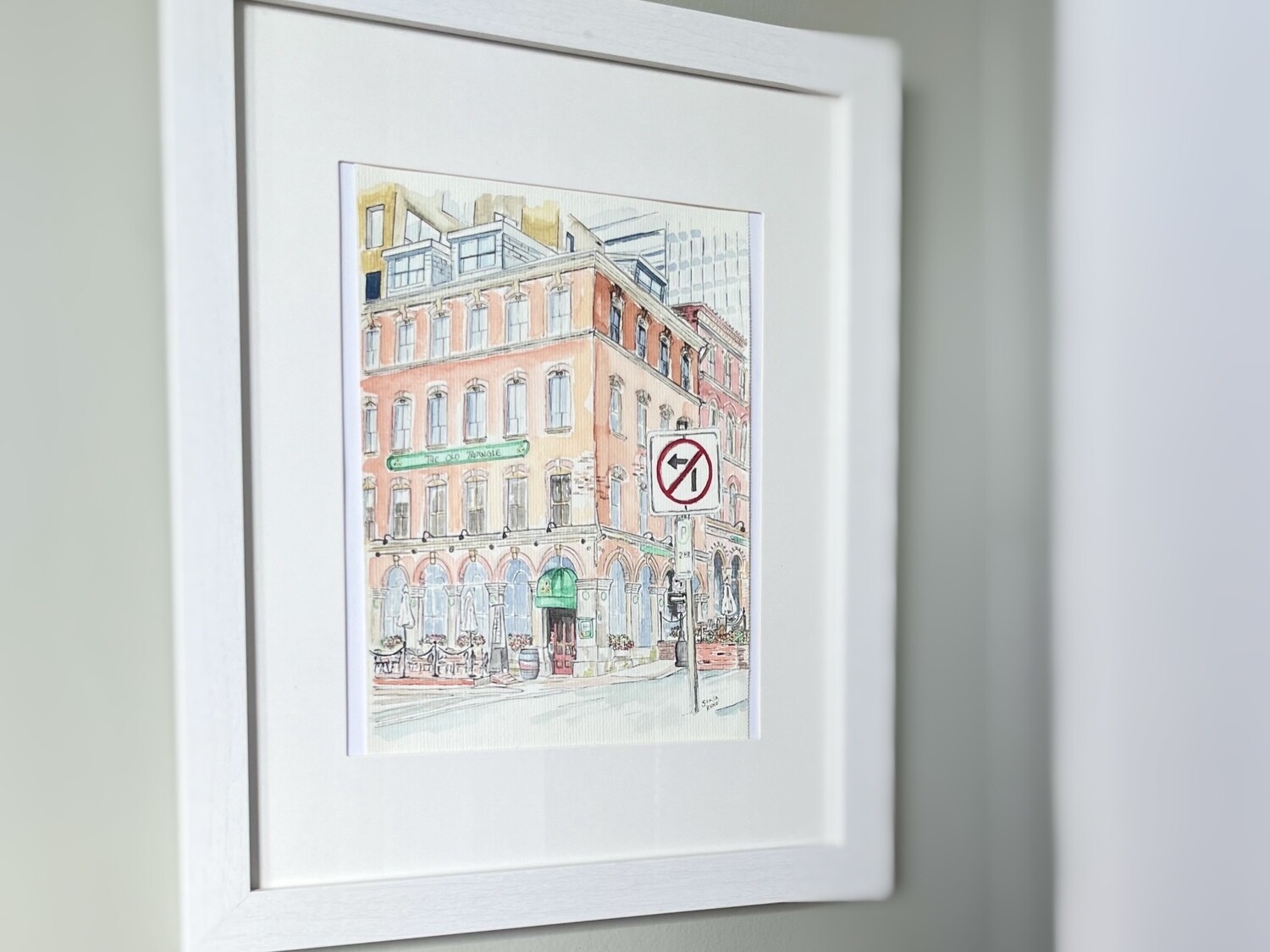 Old Triangle Halifax Original Watercolour