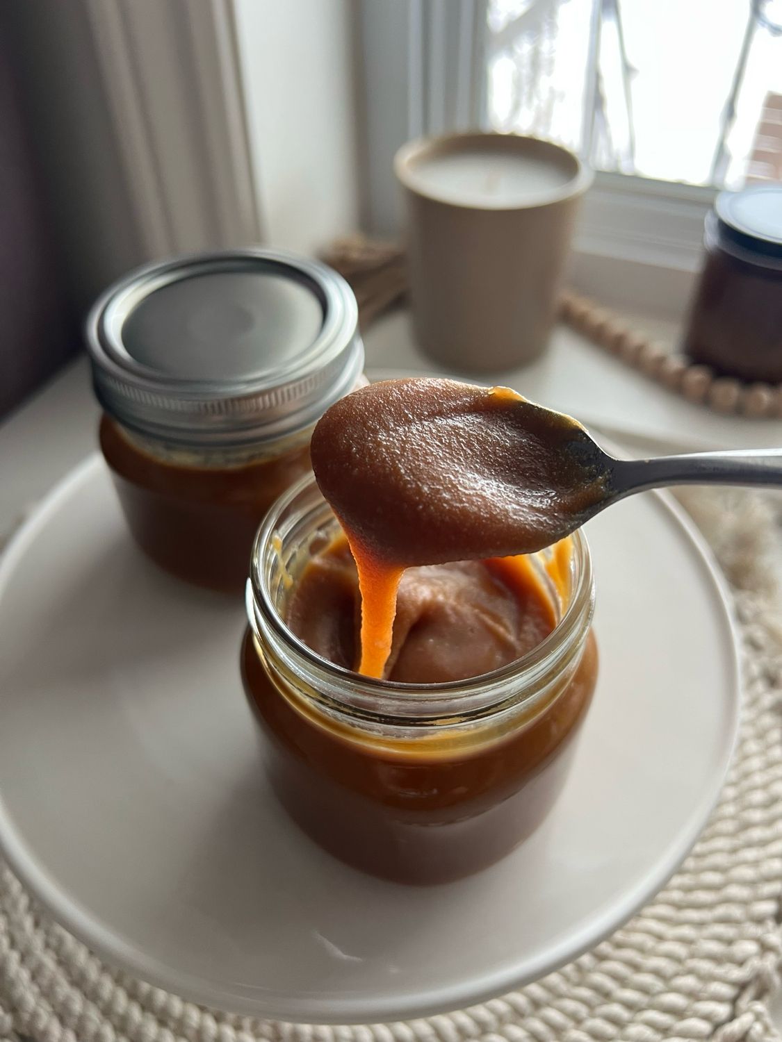 Pot de caramel crémeux