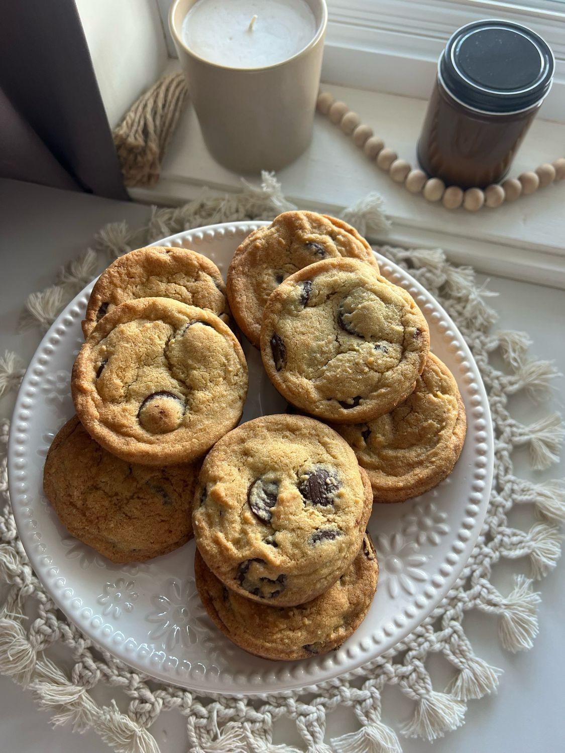 Biscuits cookies aux pépites de chocolat