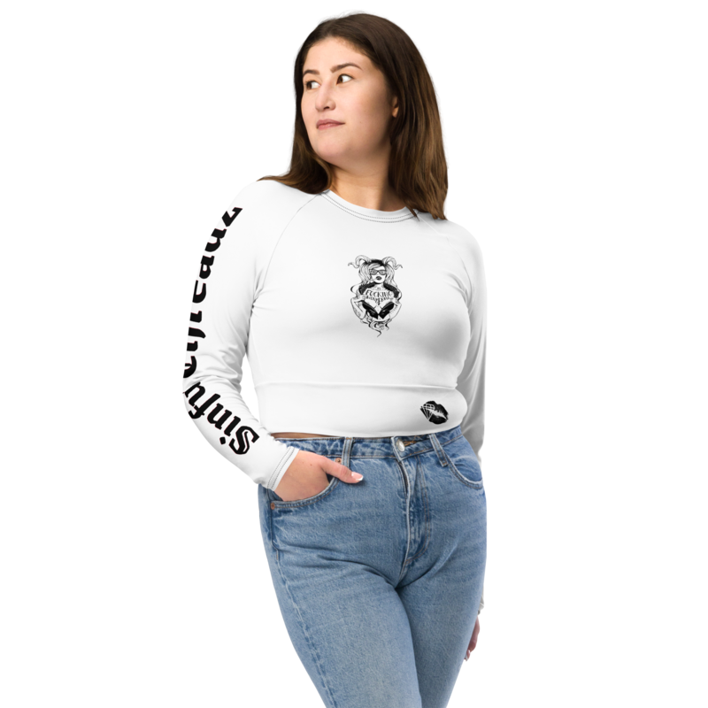 long-sleeve crop top
