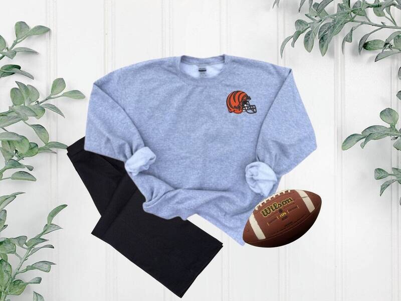 Adult Embroidered Sweatshirt, Cincinnati Football Embroidered Sweatshirt