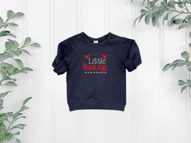 Ohio Embroidered Kids Sweatshirt, Infant/Toddler/Youth Sweatshirt