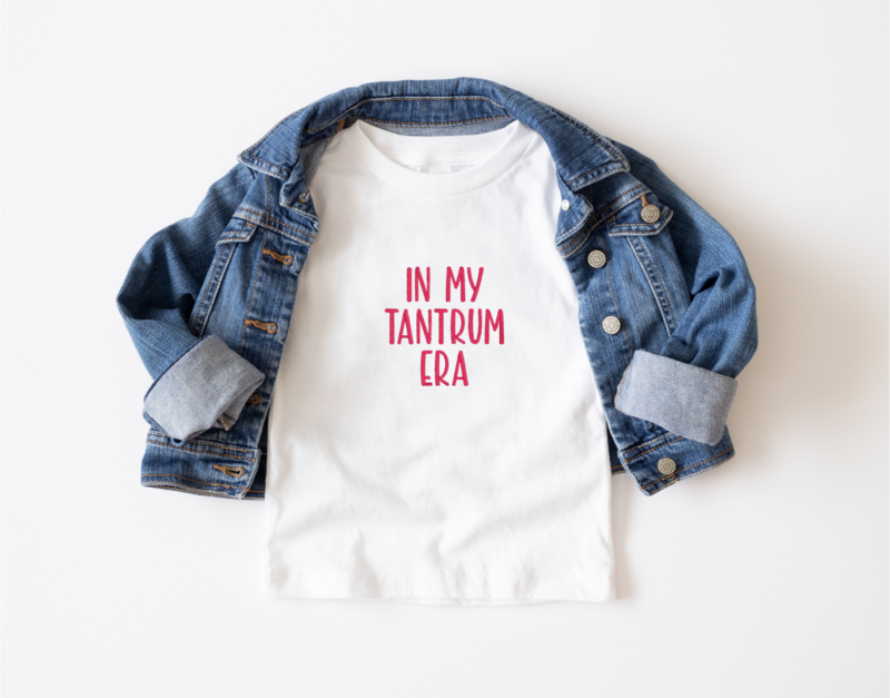 Custom In My Era Embroidered T-shirt, Infant/Toddler/Youth Embroidered T-shirt