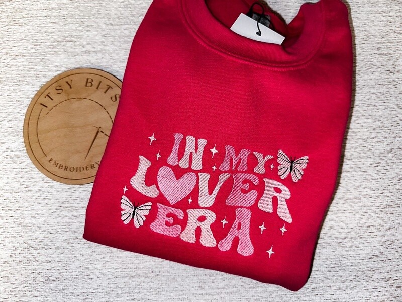 In My Lovers Era Hot Pink Adult Sweatshirt