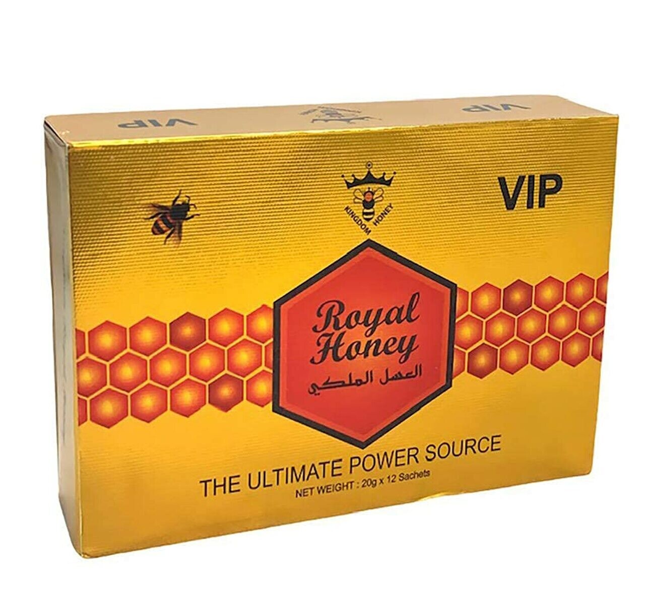Royal Honey VIP Sachet Original Made in Malasiya | Kingdom Honey 12 pack