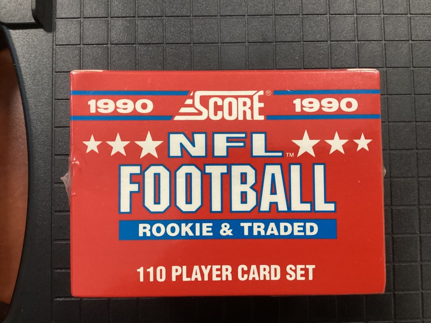 1990 Score NFL Football Rookie & Traded box