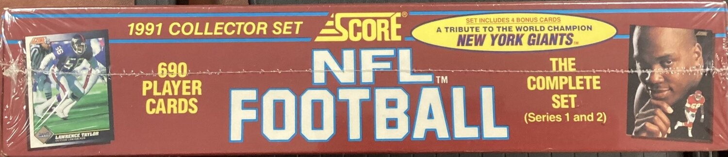 1991 Score NFL Football Complete Box set