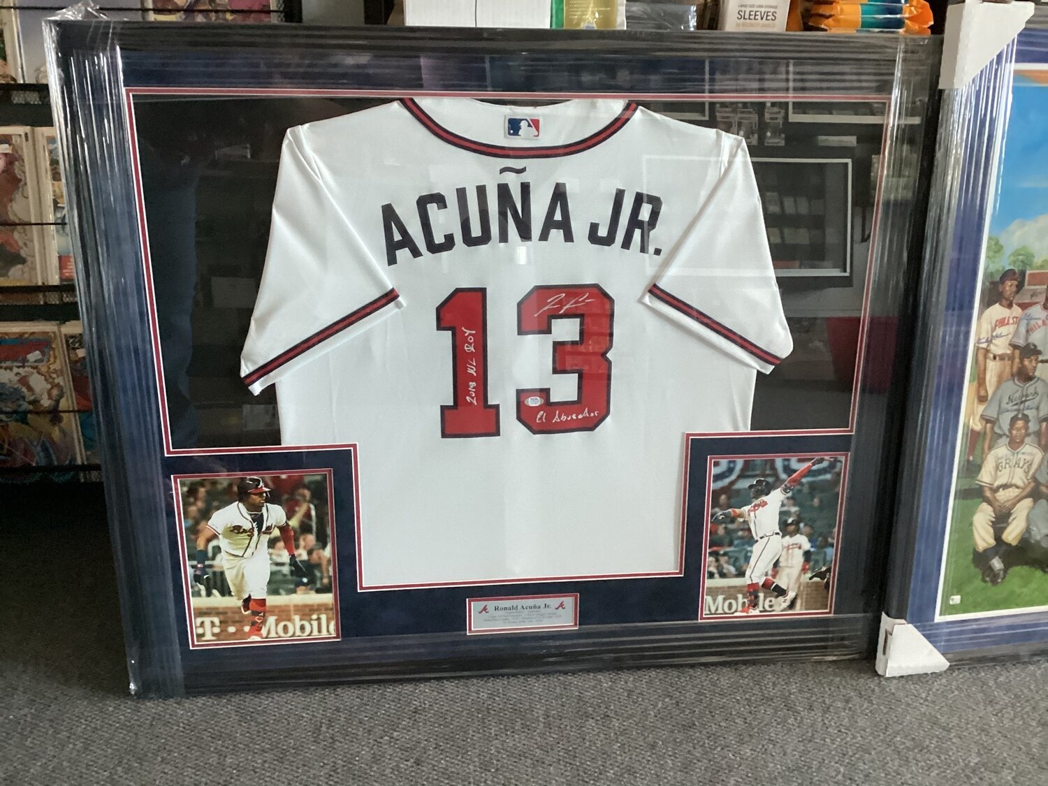 Autographed / Framed Jersey RONALD ACUÑA JR.