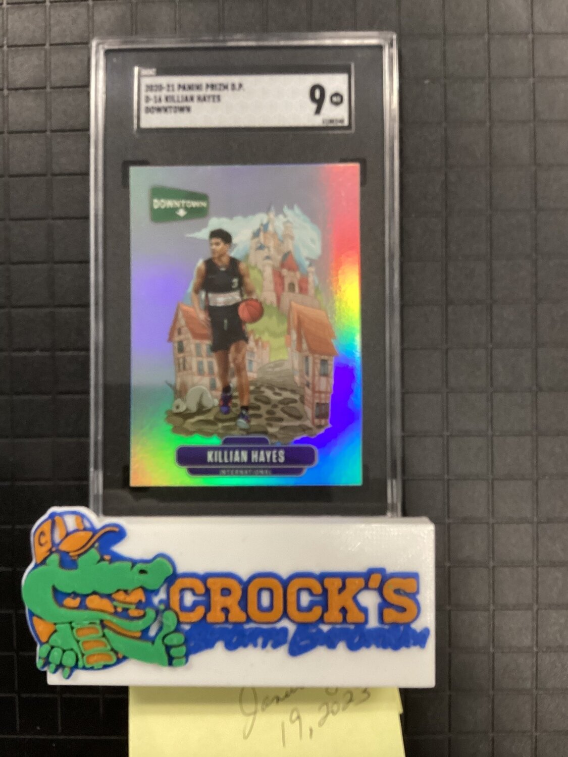 2020 KILLIAN HAYES Panini Prizm Draft Picks Downtown #D-16 SGC 9 Mint.