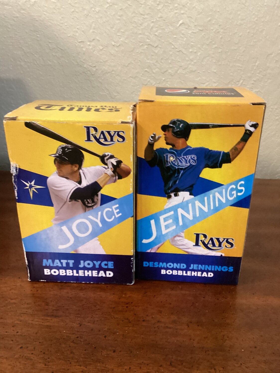 MATT JOYCE #20 Bobblehead & DESMOND JENNINGS - TAMPA BAY RAYS NEW