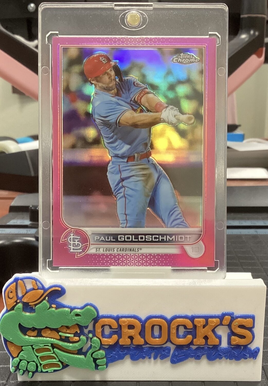2022 Topps Chrome PAUL GOLDSCHMIDT #82 Pink Refractor MINT