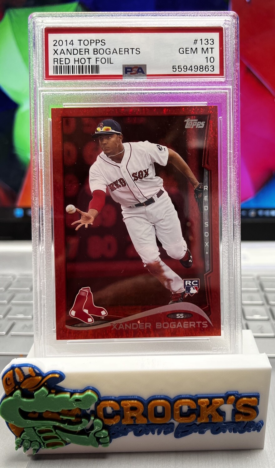2014 Topps XANDER BOGAERTS - Red Hot Foil PSA 10 #133