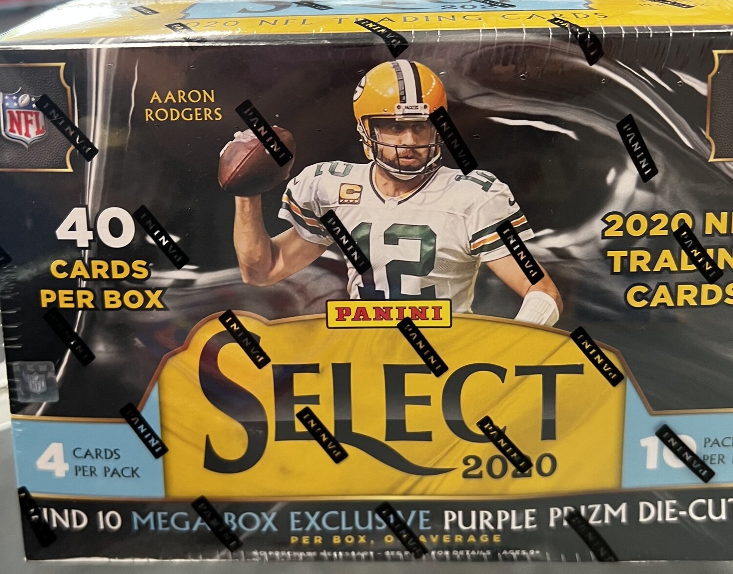 2020 Panini Select NFL FOOTBALL Mega Box - Purple Prizm Factory Sealed