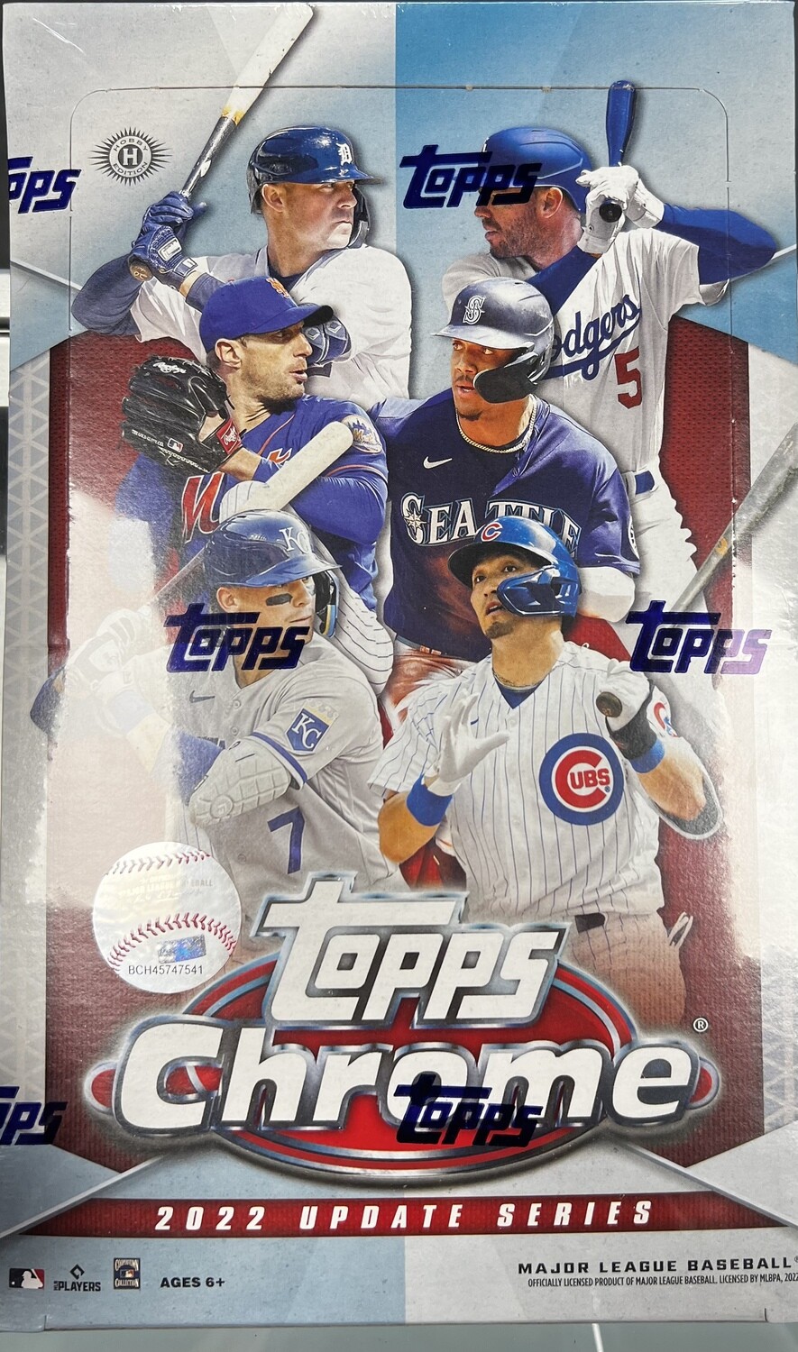 2022 Topps Chrome Update BASEBALL Factory Sealed Hobby Box 24/4