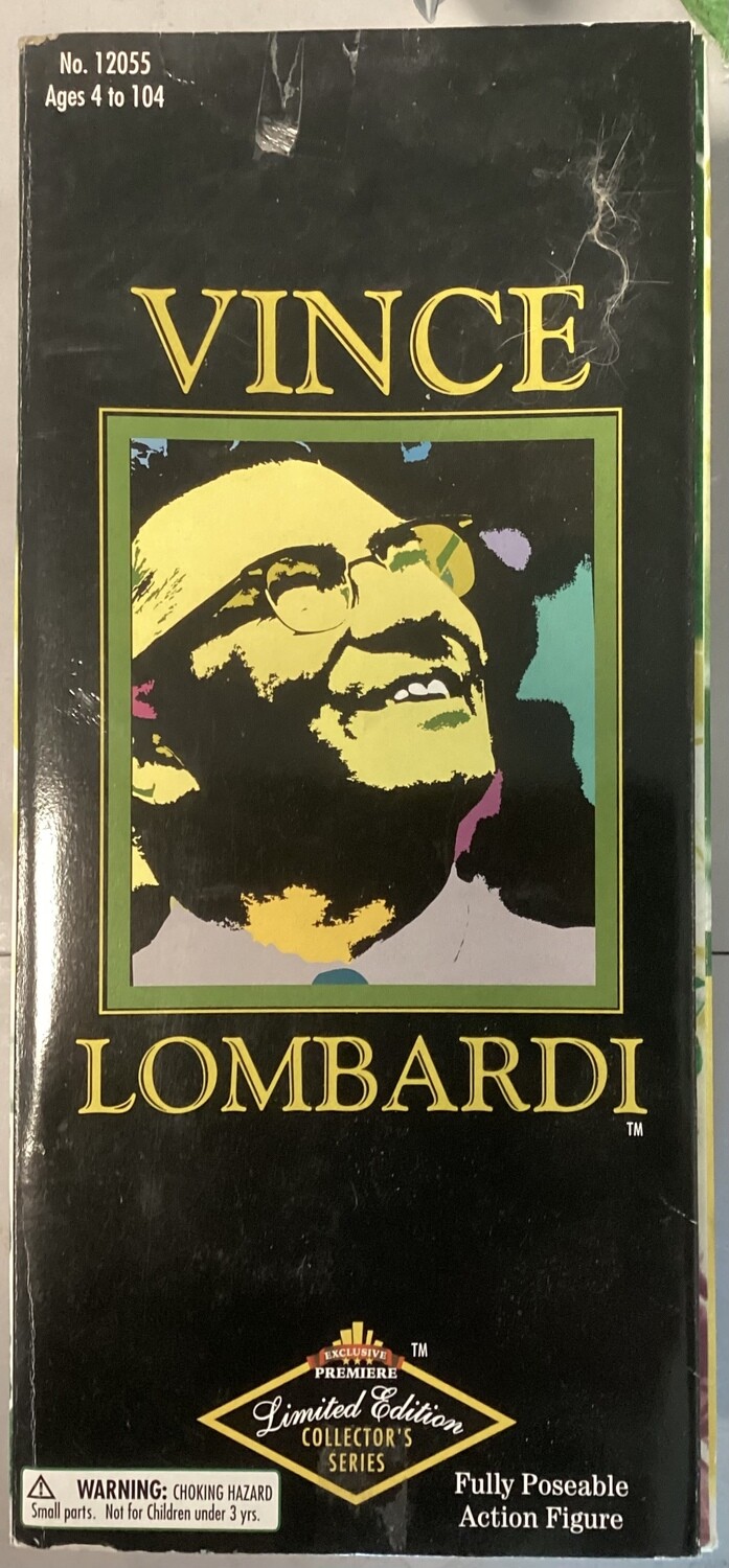 VINCE LOMBARDI Fully Poseable Action Figure Limited Edition Collector's Series