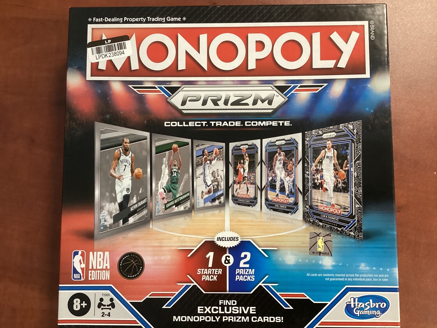 Monopoly Prizm NBA Edition Game