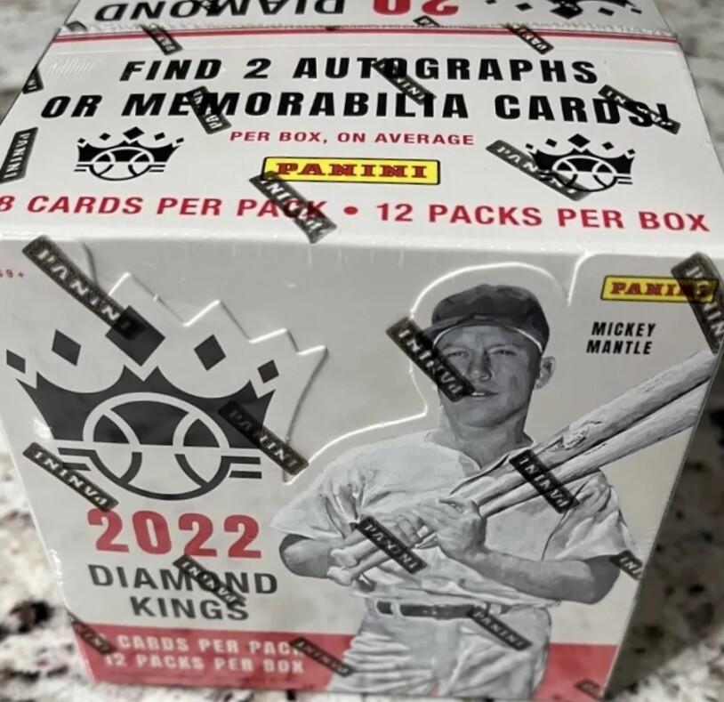 2022 Panini Diamond Kings MLB BASEBALL Hobby Box Factory Sealed