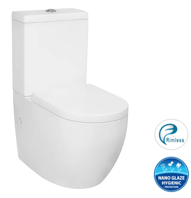 Deluso Rimless Toilet Set