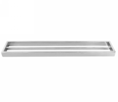 Ivano Double Towel Rail, Colour: Chrome, Size: 600