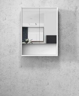 Boston Shaving Cabinet with Shelf, Size: 600mm