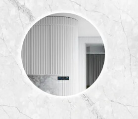 Bronte LED Frameless Mirror 800mm Speaker