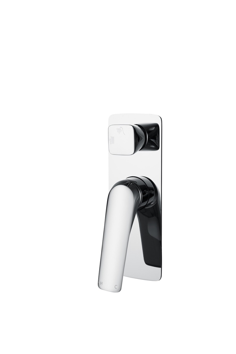 AU Shower Mixer with Diverter, Colour: Chrome