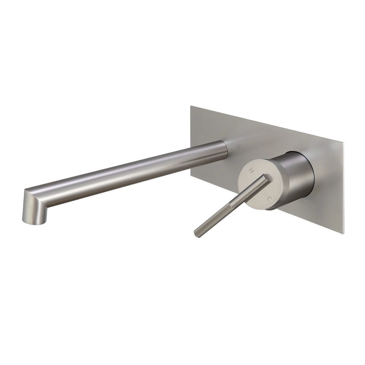 CADDENCE Series Wall Mixer with Spout, Colour: Brushed Nickel