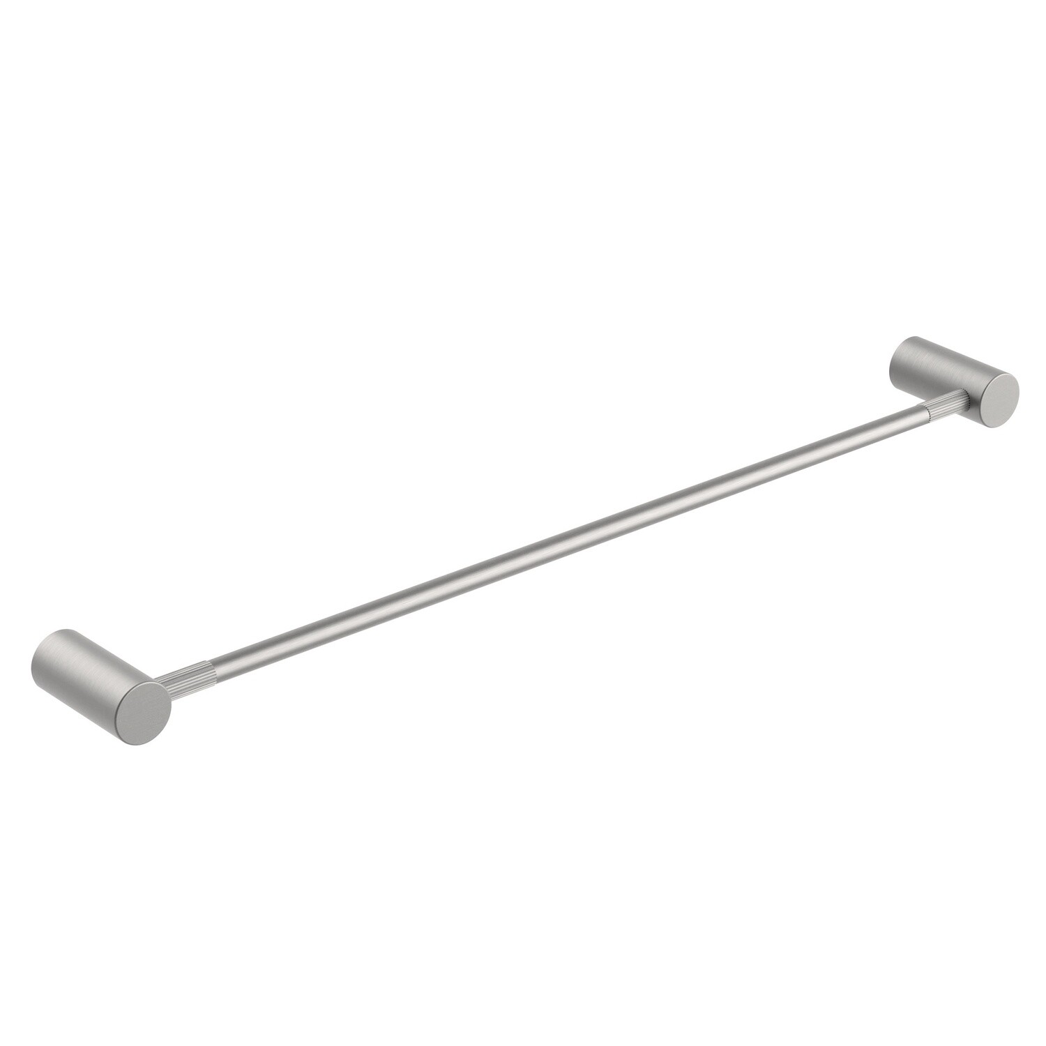 CADDENCE Series Single Towel Rail, Colour: Brushed Nickel, Size: 600
