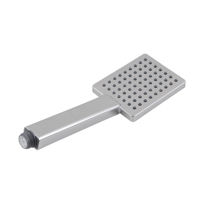 Square Handheld Shower, Colour: Chrome