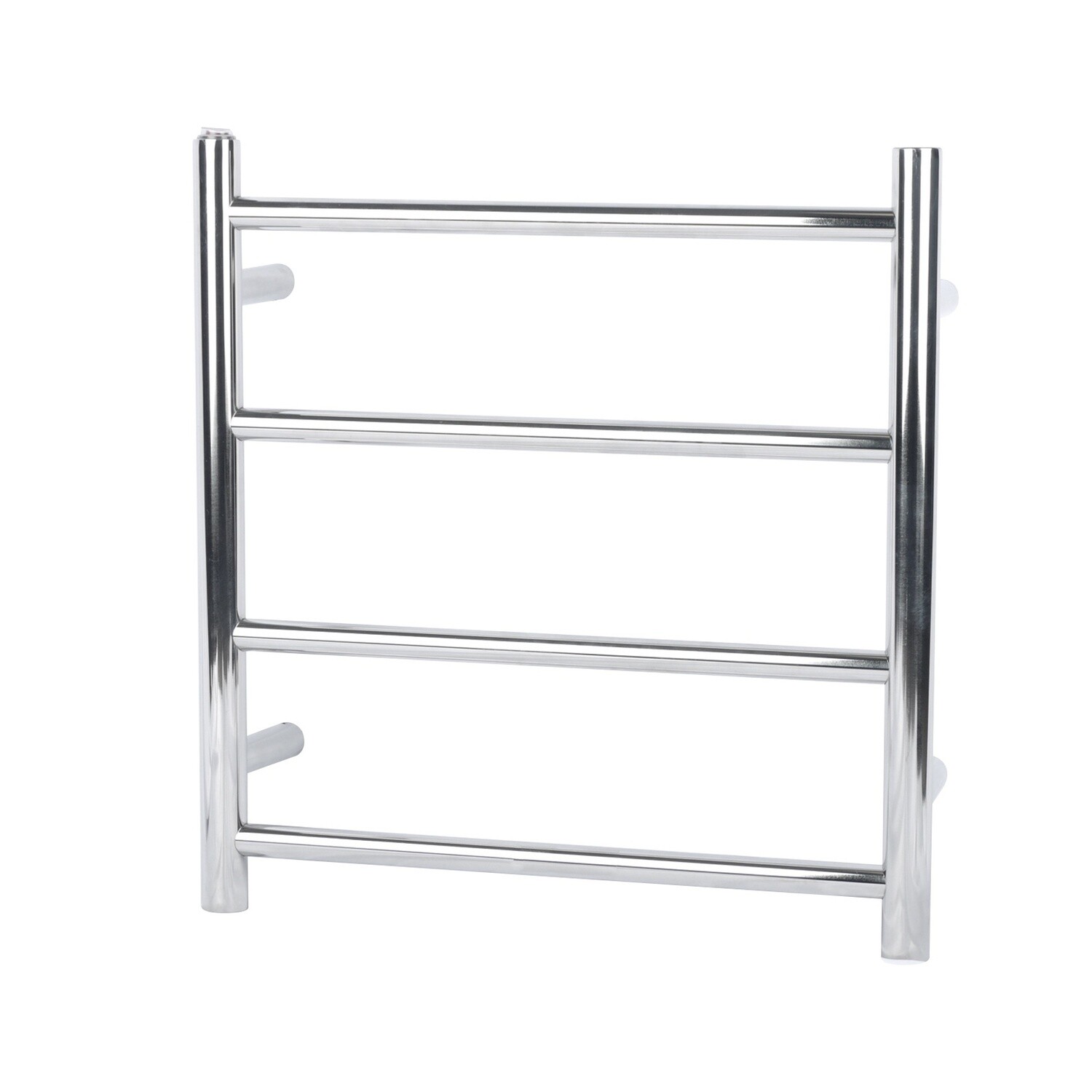 Electric Heated Towel Rack, Colour: Chrome, Racks: 4, Shape: Round