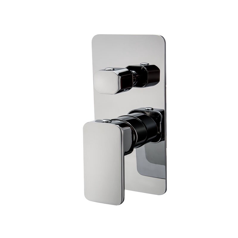 Ivano Shower Mixer with Diverter, Colour: Chrome